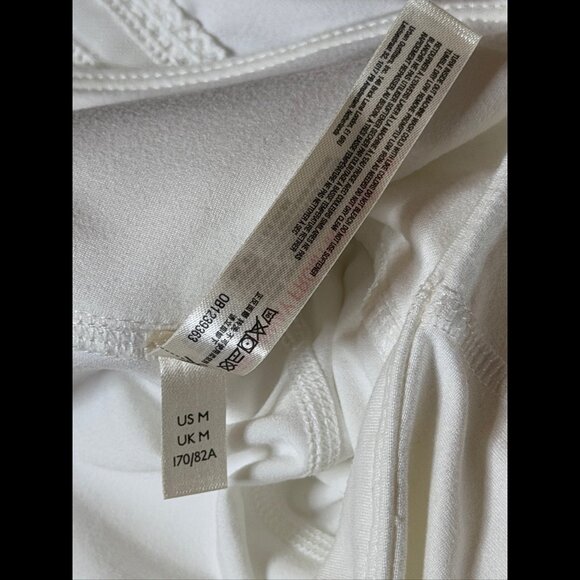 New Free People Skirt Medium Womens White Skater Lined Skort Shorts - Picture 12 of 12